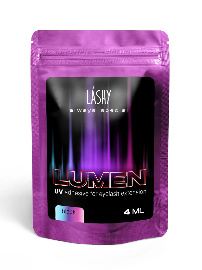 Lovely Lumen fekete UV műszempillaragasztó csomagolás