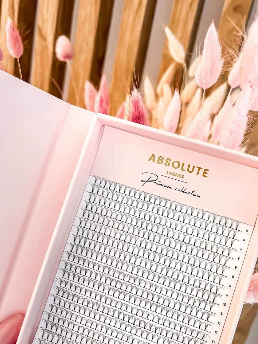 előre fanolt 2d szempilla premade szempilla ABSOLUTE Lashes