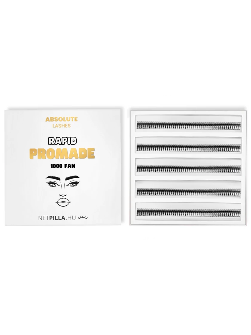 ABSOLUTE LASHES rapid strip promade szempilla 1000 fan 5D c ív